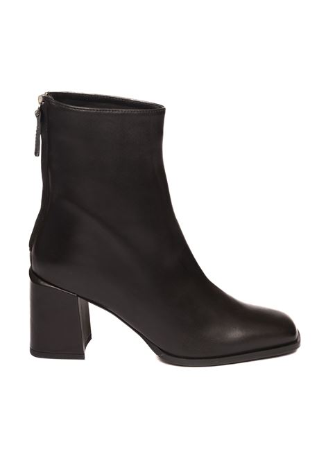 Black leather boot FRANCO RUSSO | 5531NAPPA-NERO